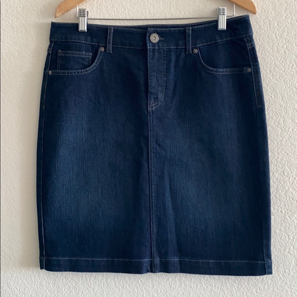 Style co denim skirt